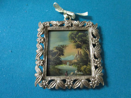 Original Oil On Board Miniature Scenic Signed Muriel 4 1/2&quot; - £99.52 GBP