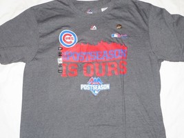 MLB Chicago Cubs Post Season T-Shirt X-Large/XL NWT!     - £11.67 GBP