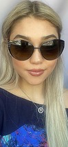 New FENDI FF 0017/S 7ROHA 58mm Silver Designer Women&#39;s Sunglasses Italy - $229.99