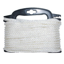 Attwood Braided Nylon Rope - 3/16&quot; x 100&#39; - White - $28.10