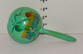 Single Handmade maraca Cozumel Teal - $14.80