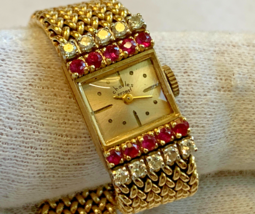 14K Yellow Gold Diamond Charles Ernest Wrist Watch 31.9g 17j Windup *Wor... - $2,336.35