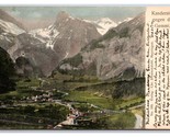 Kandersteg Gegen Die Gemmi Switzerland UDB Postcard F22 - $6.88