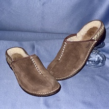 UGG Chocolate Brown Suede Slip-On Mule Clog KOHALA S/N 5177, Women Size 7 (Insol - £47.45 GBP