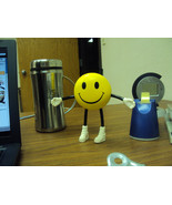 Stress Relief Ball ~ &quot;Mr. Happy&quot; Smiley Face Squeeze Ball w/Adjustable A... - £5.12 GBP