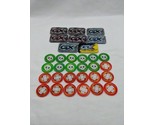 Lot of (32) Pokémon TCG GX Burn Poison Acrylic Counters - £31.31 GBP