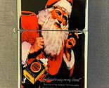 Lucky Strike Santa Christmas Flip Top Dual Torch Lighter Wind Resistant - $16.78