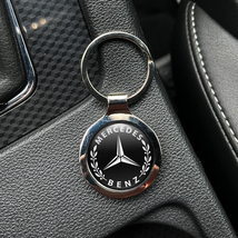 Top Quality Mercedes Benz Emblem Metal Keychain Epoxy Logo Gift Keyholder - £11.04 GBP