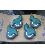 4 Wheels For Rifton Pacer Trainer Walker W/ Attachment Bolts - Front or ... - $89.10