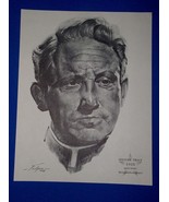 Spencer Tracy Academy Award Oscar Portrait Print Vintage 1962 Volpe Boys... - $227.89 MXN