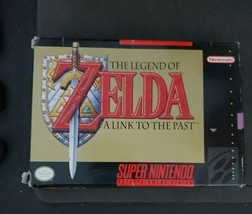 The Legend of Zelda: A Link to the Past (Super Nintendo, 1992) Game and box - £155.54 GBP