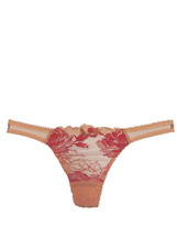 L&#39;agent By Agent Provocateur Womens Strings Semi-Sheer Peach Size S - £55.23 GBP