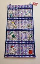 NWT Peanuts Snoopy 8 pocket vinyl hanging organizer Japanese Marimo Craft - $34.99