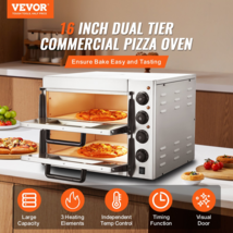 Commercial Countertop Pizza Oven Electric Pizza Oven for 16&quot; Pizza Indoor - $372.23