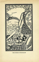 The Poems of the Skalds Illustration from Orpheus 1932 Saloman Reinach - £9.19 GBP