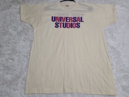 Vintage Universal Studios &quot;THE END&quot; 1985 2-Sided Spellout XL Shirt Deadstock? US - £6.84 GBP