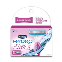 Schick Hydro Silk 3 Razor Blades Refills for Women, 4 Count - £12.78 GBP