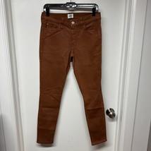 Hudson Natalie Midrise Super Skinny Ankle Desert Storm Brown Coated Jean... - $44.55