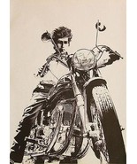 Bob Dylan on Norton Motorcycle - Poster - £26.37 GBP