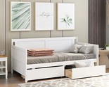 Merax Daybed with Two Drawers, Twin Size Sofa Bed, Two Storage Drawers f... - $595.99