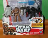 Star Wars Disney Hasbro Galactic Heroes Toy Chewbacca And Tie Pilot - £19.66 GBP