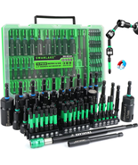 74PCS Magnetic Impact Nut Driver Set SAE Metric Socket Adapters Power Bits - $60.92