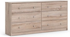 Portland 6-Drawer Double Dresser, Truffle, Tvilum. - £116.66 GBP