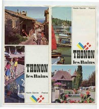 Thonon Les Bains Brochure Haute Savoie France 1970&#39;s - £14.08 GBP