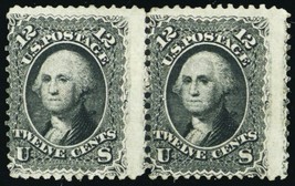 69, Mint Pair of 12¢ Stamps LOW LOW PRICE! Cat $3400.00 - Stuart Katz - £546.70 GBP