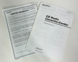 Sony CFD-E75 CD Radio Cassette-Corder Paper Manual - OEM Original Print ... - £7.77 GBP