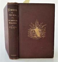 1874 Antique Whaling Guide Whale Ships Sperm Oil Lamp Fishing Hunting Maritime [ - £551.53 GBP