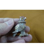 Y-BIR-VUL-22 gray Vulture Buzzard Figurine soapstone Peru scavenger bird... - $166.86 MXN