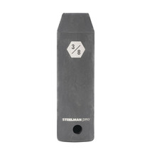 STEELMAN PRO 1/2-Inch Drive 3/8-Inch Deep 6-Point Impact Socket, 60512 - £12.92 GBP
