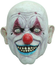 Crappy The Clown Scary Mask White/Red/Blue - $116.06