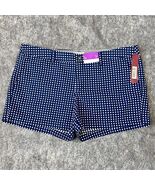 Merona Women’s Chino Shorts Blue White Polka Dot Size 16 Cotton Blend 3”... - €13,73 EUR
