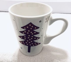 California Pantry 2010 Holiday Christmas Mug- White With Red Polka Dot Tree - £7.89 GBP