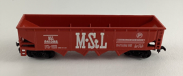 Bachman Train Car M.StL Gravel Hopper HO Scale 541085 Red Open Quad Vintage - $374.35 MXN