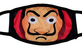 Washable and Reusable Retro Face With Mustache Design Mask - $0.98