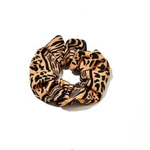 Leopard Chiffon Ponytail Elastic Hair Ties ANIMAL-PRINT Hair Bands For Girls - £3.80 GBP