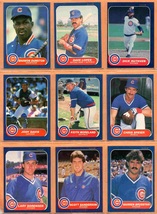1986 Fleer Chicago Cubs Team Lot 17 Diff Shawon Dunston Dave Lopes Jody Davis ! - £2.75 GBP
