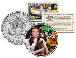Wizard of Oz &quot;Dorothy &amp; Toto&quot; Kennedy Half Dollar US Coin *Officially Licensed* - £6.82 GBP