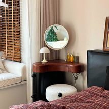interoknack Vintage Solid Wood Corner Vanity Set with Storage Cabinet &amp; ... - $1,964.88 CAD