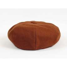 Mens Fashion Classic Flannel Wool Apple Cap Hat by Bruno Capelo ME908 Brandy image 5