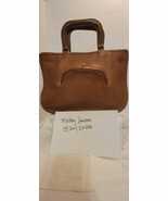 Vintage Coach Bag Watermelon Satchel Made NYC USA Saddle Tan #9144 - $648.61 CAD