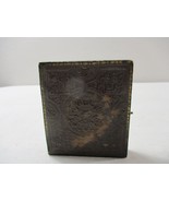 Antique 1800s Picture Photograph Hinged Book Frame Gold GIlt Young Girl Boy - £69.98 GBP