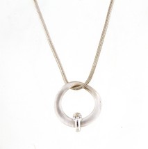 1.5mm Women&#39;s Necklace 14kt White Gold 375783 - £798.55 GBP