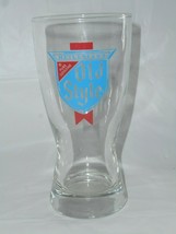 Heileman&#39;s OLD STYLE Beer Tap Glasses Libby Glass Hour Glass Shape Thick... - $13.85