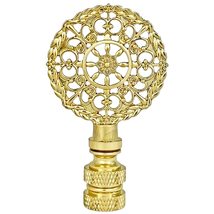 Royal Designs, Inc. Mandala Filigree Finial for Lamp Shade, Antique Brass - Pack - $24.70+