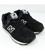 New Balance 574 Toddler Black Suede Sneakers - Size US 8 (EU 25) - $19.95