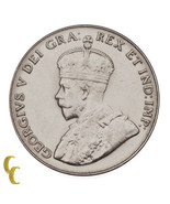 1929 Canada 5 Centimes Variété Far Jante En UNC, Km #29 - €122,54 EUR